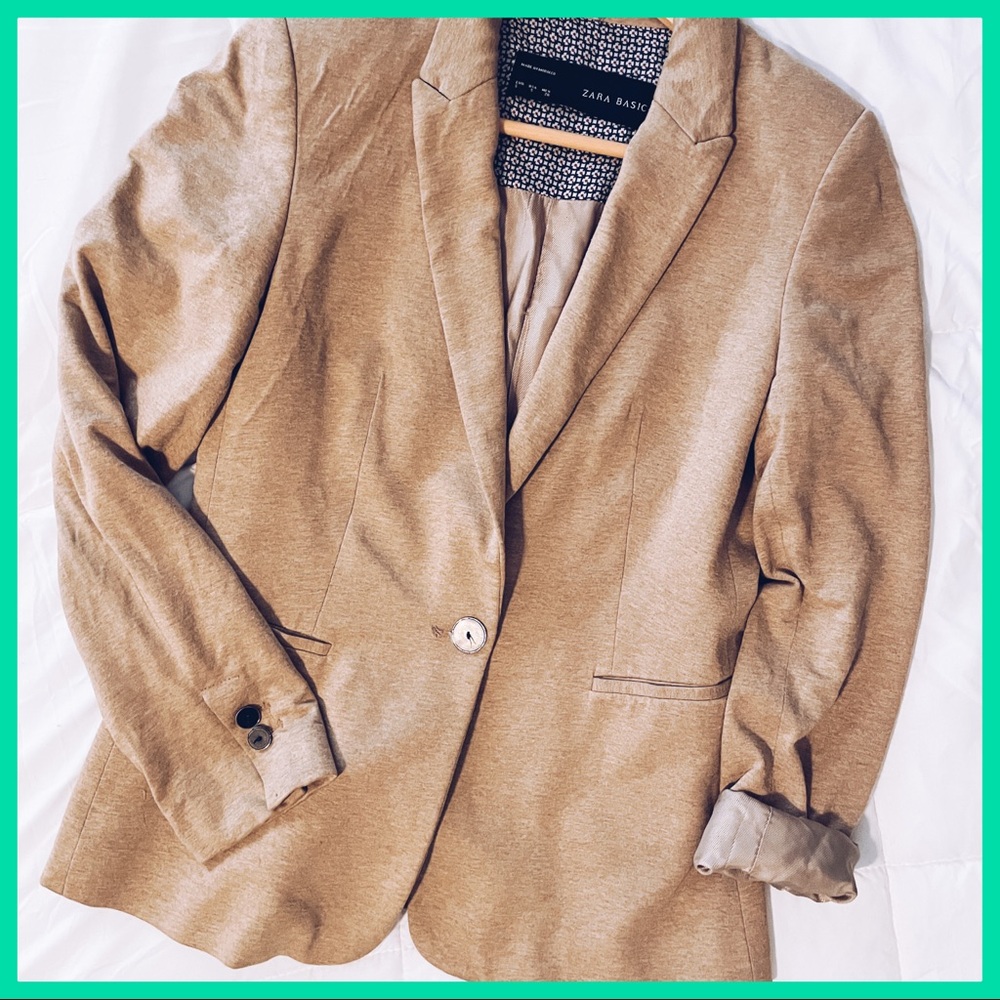 ZARA BASICS Knit Blazer